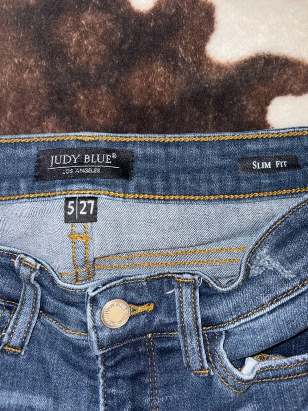 Judy Blue Women's Slim Fit Medium Blue Denim Jeans